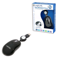 LogiLink ID0016 optikai mini egér fekete USB egér