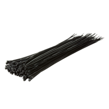 LogiLink Kábelkötegelő, PA66, 100 db, fekete villanyszerelés