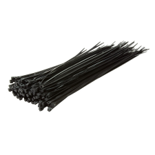 LogiLink Kábelkötegelő, PA66, 100 db, fekete villanyszerelés