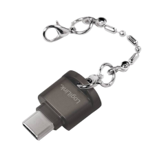 LogiLink key chain USB-C OTG kártyaolvasó fekete (CR0039) kártyaolvasó