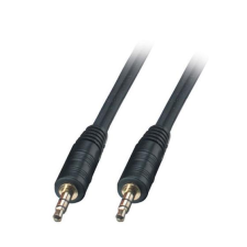 LogiLink Logiling CA1050 3.5mm Jack (apa - apa) kábel 2m - Fekete kábel és adapter
