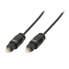 LogiLink Logilink Audiokábel, Toslink/M - Toslink/M, PMMA vezeték, fekete, 0,5 m kábel és adapter