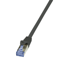 LogiLink Logilink Patch kábel PrimeLine, Cat6A, S/FTP, fekete, 15 m kábel és adapter