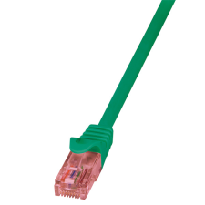 LogiLink LogiLink Patch kábel PrimeLine, Cat.6, U/UTP, zöld, 1 m kábel és adapter