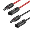 LogiLink Logilink Szolár hosszabbító kábelkészlet, MC4/M - MC4/F, 6 mm2, CU, 2 m