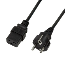LogiLink Logilink Tápkábel, CEE 7/7 (90 ) IEC C19, 1 m kábel és adapter