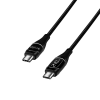 LogiLink Logilink USB 2.0 Type-C kábel, C/M-USB-C/M, E-jel, PD, kijelző, fekete, 2 m