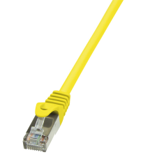 LogiLink patch kábel econline, cat.5e, f/utp, sárga, 1 m kábel és adapter
