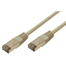 LogiLink Patch kábel Econline, Cat.5e, F/UTP, szürke, 0,5 m kábel és adapter
