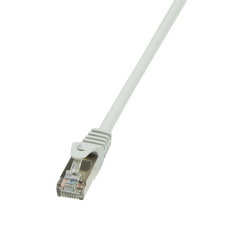 LogiLink Patch kábel Econline, Cat.5e, F/UTP, szürke, 15 m kábel és adapter