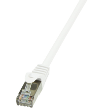 LogiLink Patch kábel Econline, Cat.6, F/UTP, fehér, 3 m kábel és adapter