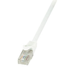 LogiLink Patch kábel Econline, Cat.6, U/UTP, fehér, 20 m kábel és adapter