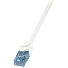 LogiLink patch kábel econline, cat.6a, u/utp, fehér, 5 m kábel és adapter