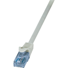 LogiLink patch kábel econline, cat.6a, u/utp, szürke, 2 m kábel és adapter