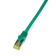 LogiLink Patch kábel, GHMT tanúsítvánnyal, Cat.6A, S/FTP, zöld, 1 m egyéb hálózati eszköz