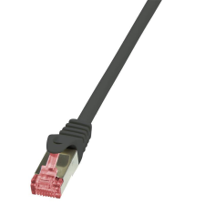 LogiLink Patch kábel PrimeLine, Cat.6, S/FTP, fekete, 3 m kábel és adapter
