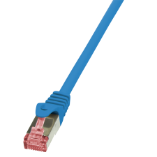 LogiLink Patch kábel PrimeLine, Cat.6, S/FTP, kék, 3 m kábel és adapter