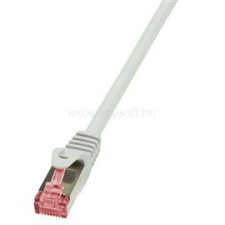 LogiLink Patch kábel PrimeLine, Cat.6, S/FTP, szürke, 2 m (LOGILINK_CQ2052S) kábel és adapter