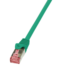 LogiLink Patch kábel PrimeLine, Cat.6, S/FTP, zöld, 7,5 m kábel és adapter