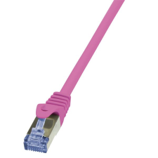LogiLink Patch kábel PrimeLine Cat.6A S/FTP 3m rózsaszín (CQ3069S) (CQ3069S) kábel és adapter