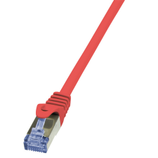 LogiLink patch kábel primeline, cat.6a, s/ftp, piros, 2 m kábel és adapter