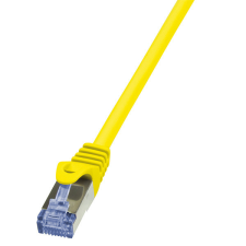 LogiLink Patch kábel PrimeLine, Cat.6A, S/FTP, sárga, 5 m kábel és adapter