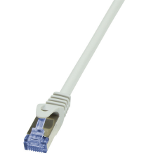LogiLink Patch kábel PrimeLine, Cat.6A, S/FTP, szürke, 7,5 m kábel és adapter