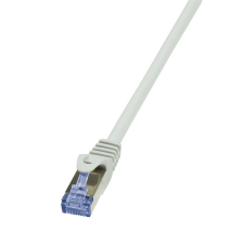 LogiLink Patch kábel PrimeLine, Cat.7 kábel, S/FTP, szürke, 10 m kábel és adapter