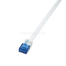 LogiLink Patch kábel SlimLine, lapos, Cat.6, U/UTP, 10 m (LOGILINK_CF2091U) kábel és adapter