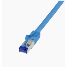 LogiLink Patch kábel Ultraflex Cat.6A S/FTP 0,5m kék (C6A026S) (C6A026S) kábel és adapter