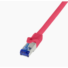LogiLink Patch kábel Ultraflex Cat.6A S/FTP 15m piros (C6A104S) (C6A104S) kábel és adapter
