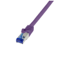 LogiLink Patch kábel Ultraflex, Cat.6A, S/FTP, lila, 1 m