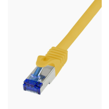 LogiLink Patch kábel Ultraflex, Cat.6A, S/FTP, sárga, 5 m (C6A077S) kábel és adapter