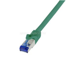 LogiLink Patch kábel Ultraflex, Cat.6A, S/FTP, zöld, 1 m (LOGILINK_C6A035S) kábel és adapter