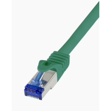 LogiLink Patch kábel Ultraflex, Cat.6A, S/FTP, zöld, 3 m (C6A065S) (C6A065S) kábel és adapter
