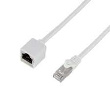 LogiLink Patch kábelhosszabbító prémium Cat.6A S/FTP fehér 5m (CQX071S) (CQX071S) kábel és adapter