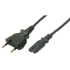 LogiLink Power Cord, Euro-Euro8,black, 1.80m