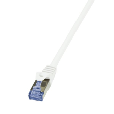 LogiLink PrimeLine, Cat.7, S/FTP patch kábel fehér 1m (CQ4031S) (CQ4031S) kábel és adapter