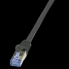 LogiLink RJ45 CAT6A 10Gb FTP M/M adatkábel 20m fekete (CQ3113S) kábel és adapter