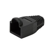  Logilink RJ45 feszültségmentesítő védőburkolat, 8 mm, fekete, 50 db egyéb hálózati eszköz