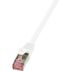 LogiLink RJ45 Hálózati csatlakozókábel, CAT 6 S/FTP [1x RJ45 dugó - 1x RJ45 dugó] 0,25 m, fehér LogiLink (CQ2011S)