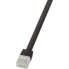 LogiLink RJ45 Hálózati csatlakozókábel, CAT 6 U/UTP [1x RJ45 dugó - 1x RJ45 dugó] 20 m, fekete LogiLink (CF2113U)