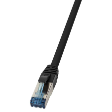 LogiLink S/FTP CAT6a Patch kábel 20m - Fekete (CQ6115S) kábel és adapter