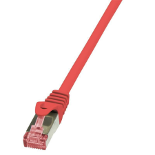 LogiLink S/FTP PIMF patch kábel CAT6 1m piros (CQ2034S) kábel és adapter