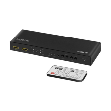 LogiLink Switch HDMI-Matrix 4x2-Port, 4K/60Hz,Scaler,HDR,ARC (HD0049) hub és switch