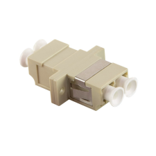 LogiLink Száloptikai LC/LC duplex csatlakozó, bézs kábel és adapter