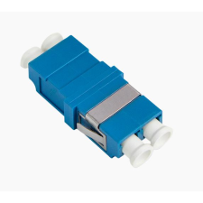LogiLink Száloptikai LC/LC Duplex csatoló, karima nélkül, kék (FA03LC1) (FA03LC1) kábel és adapter