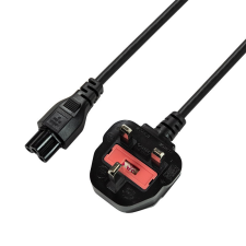 LogiLink Tápkábel, BS 1363 (UK) IEC C5, 1,8 m kábel és adapter