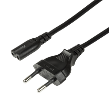 LogiLink Tápkábel, CEE 7/16 - IEC C7, 3 m kábel és adapter