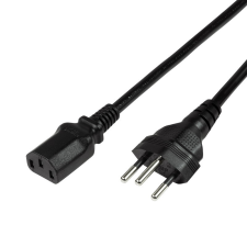  Logilink Tápkábel, SEV1011 (CH) az IEC C13 szerint, 1,8 m kábel és adapter